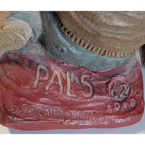 Cairn Studio Lee Sievers "PALS" Figurine 8040 1993 Grandpa Grandson Fishing USA - Picture 11 of 12